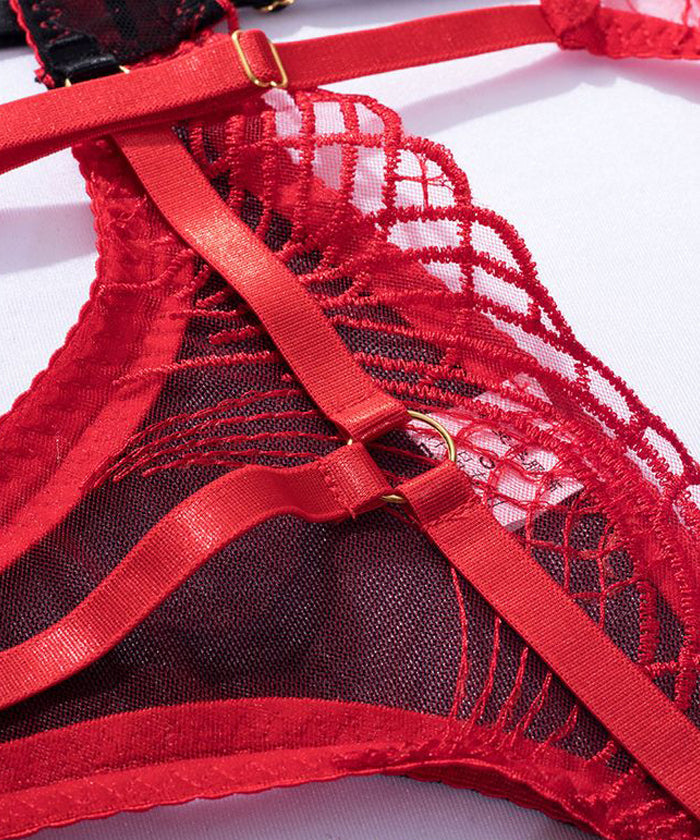 LaceStrappyHalterLingerie