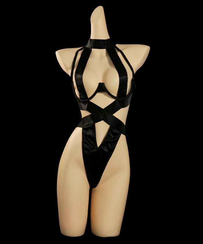 Sexy Cutout Halter Lingerie