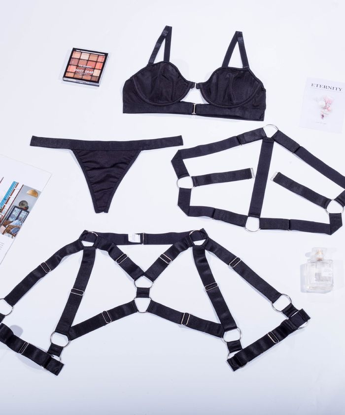 Strappy Harness Bra Lingerie